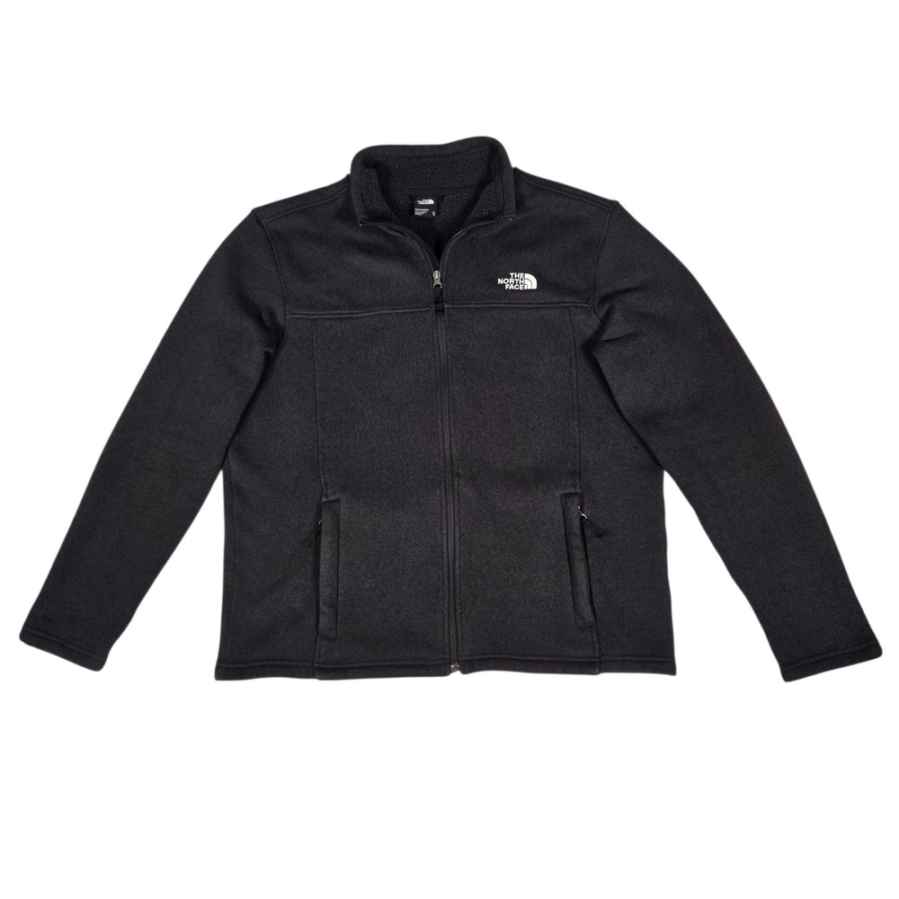 The North Face Jacket Mens XL Black Gordon Lyons Full Zip Fleece Sweater Coat